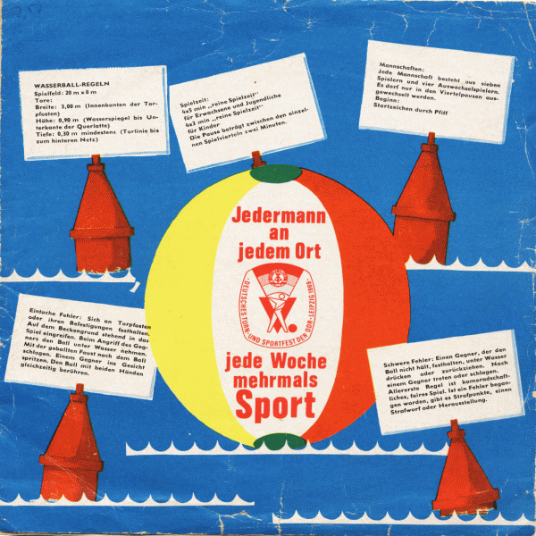 Diese Schallfolie Ist Auftakt Und Erinnerung An Das V. Deutsche Turn - Und Sportfest Der DDR - Leipzig 1969