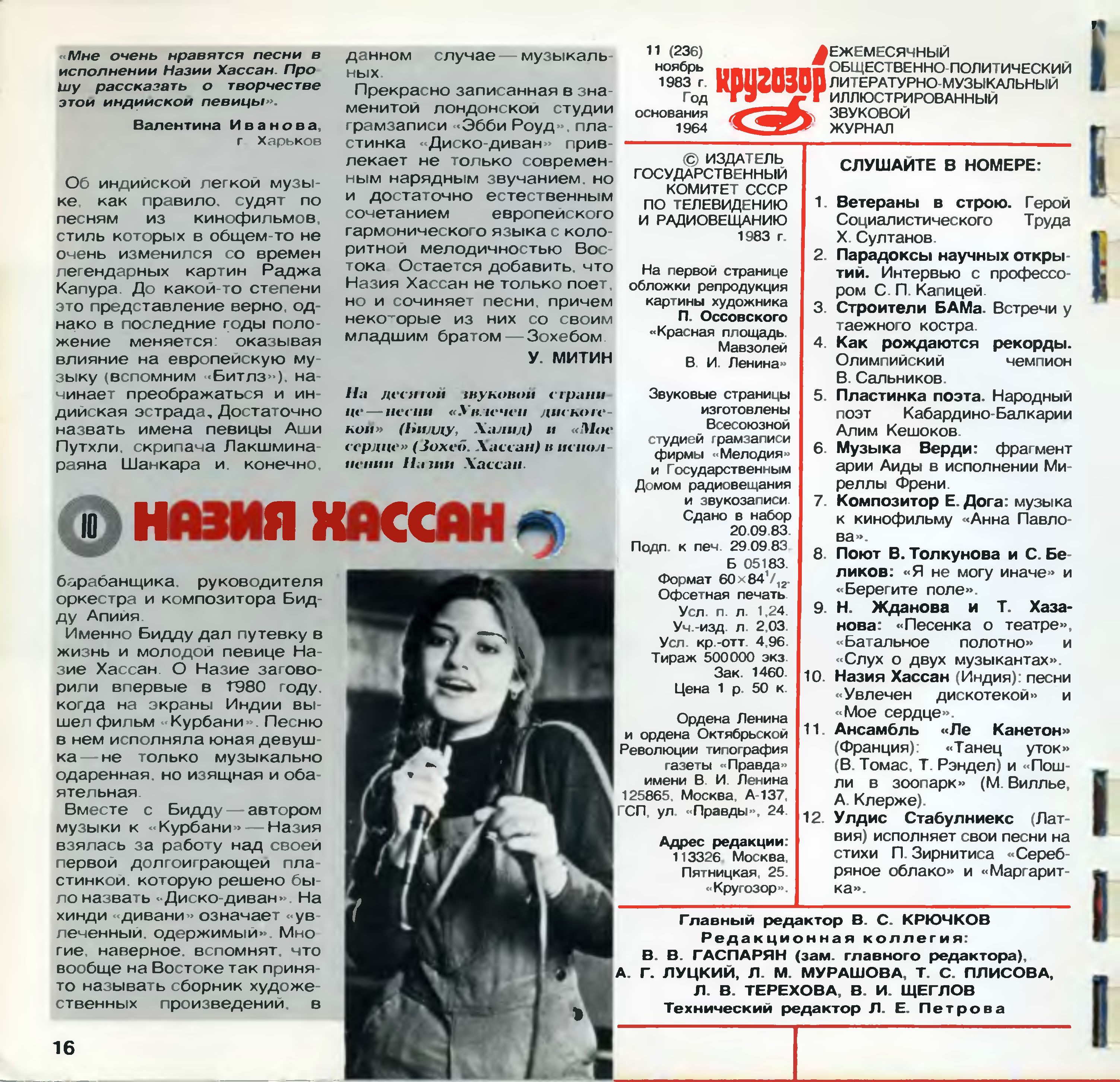 Кругозор 1983 №11
