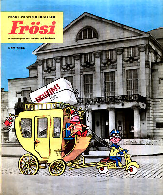 Приложение к немецкому детскому журналу "FRÖSI" (июль 1968 года)