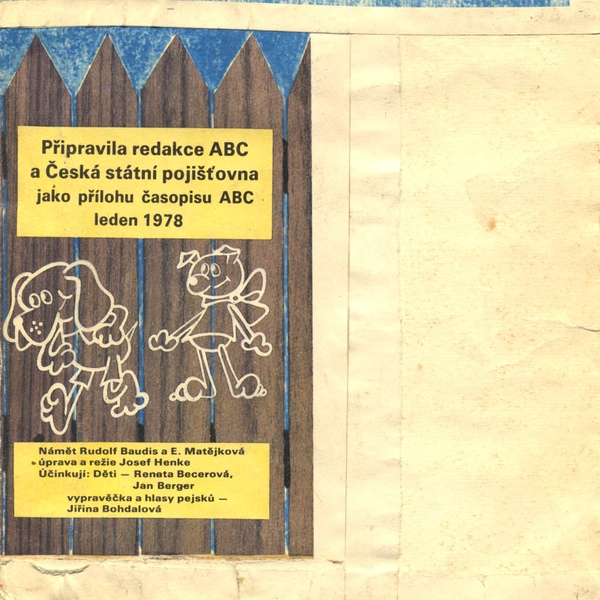 Česká Státní Pojišťovna A ABC Dětem, приложение к журналу "ABC Mladých Techniků A Přírodovědců", февраль 1978 (Чехословакия)