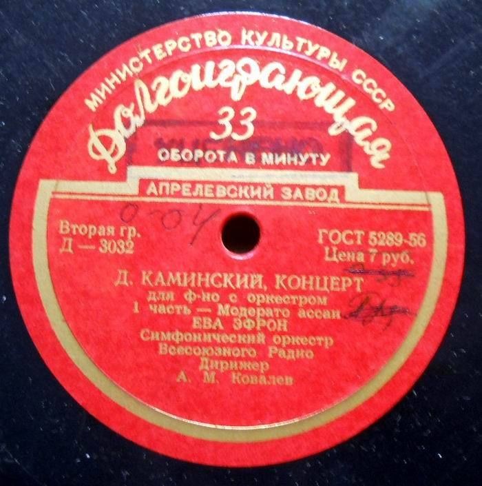 Д. КАМИНСКИЙ (1907). Концерт для ф-но с оркестром