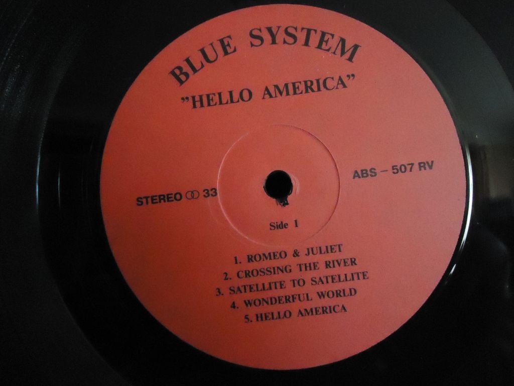 Blue System ‎- Hello America