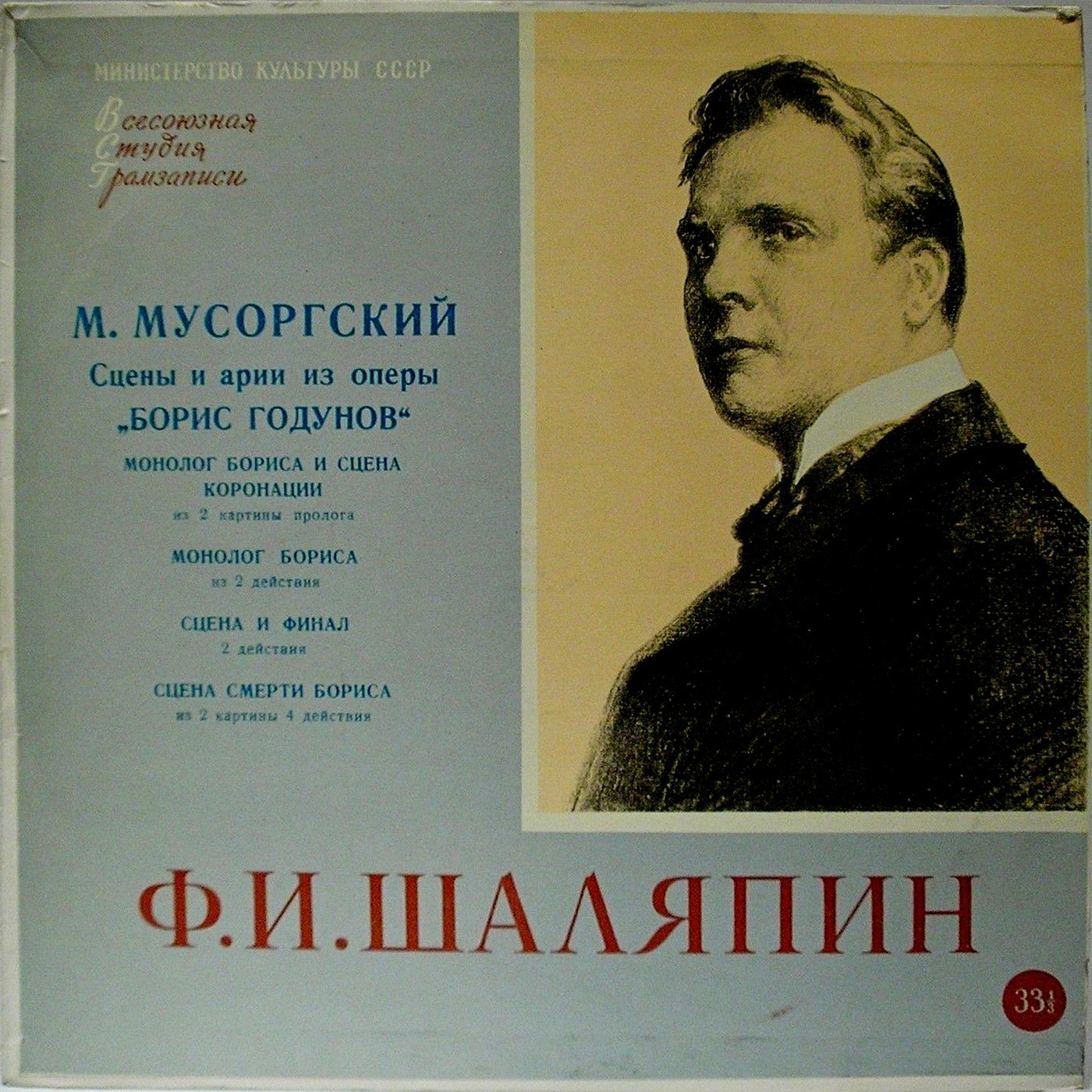 М. МУСОРГСКИЙ (1839–1881): Сцены и арии из оперы «Борис Годунов» (Ф. Шаляпин)