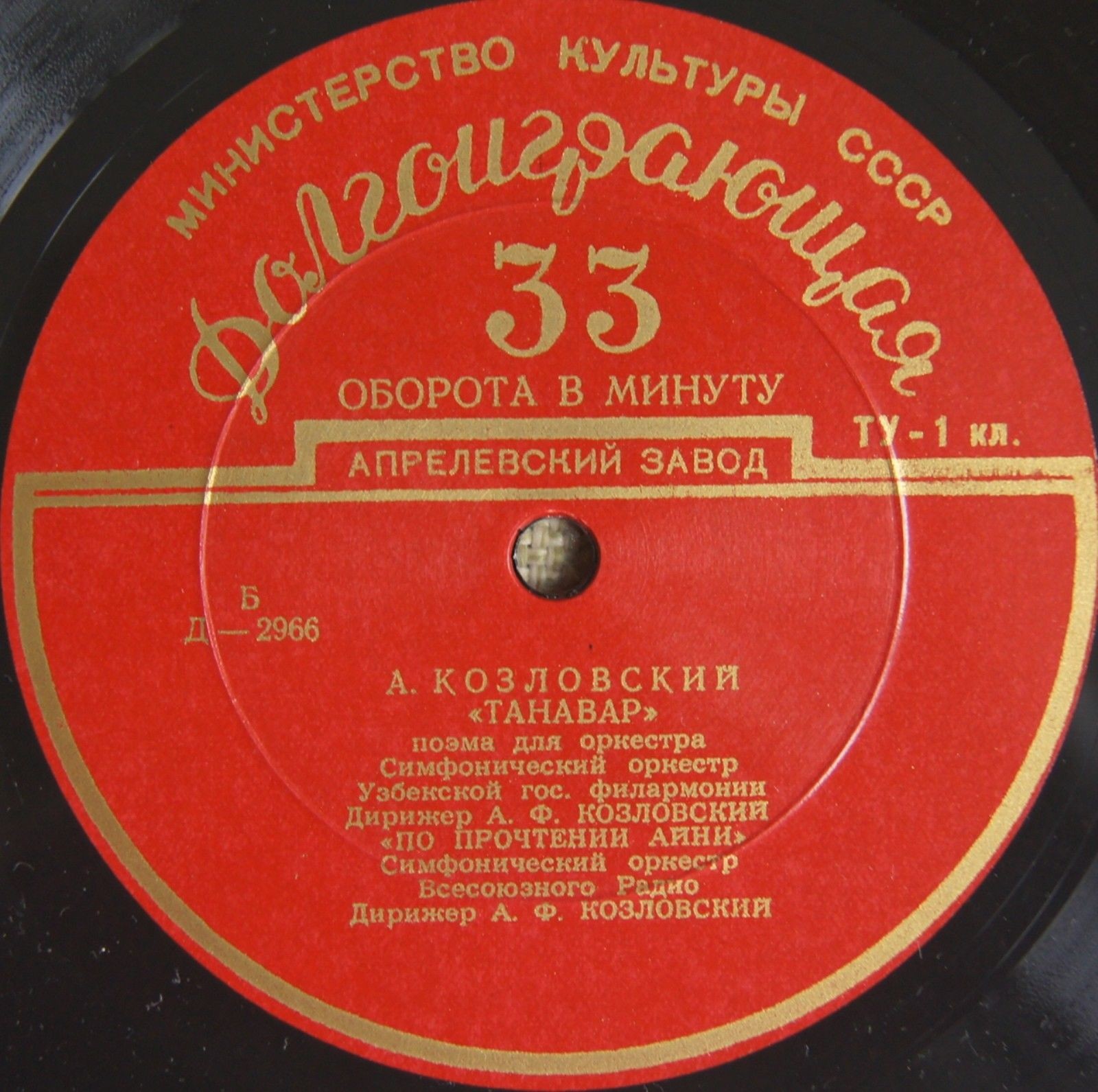 А. КОЗЛОВСКИЙ (1905) / Г. МУШЕЛЬ (1909)