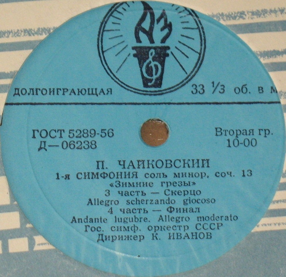 П. ЧАЙКОВСКИЙ (1840–1893): Симфония № 1 соль минор, соч. 13 (К. Иванов)