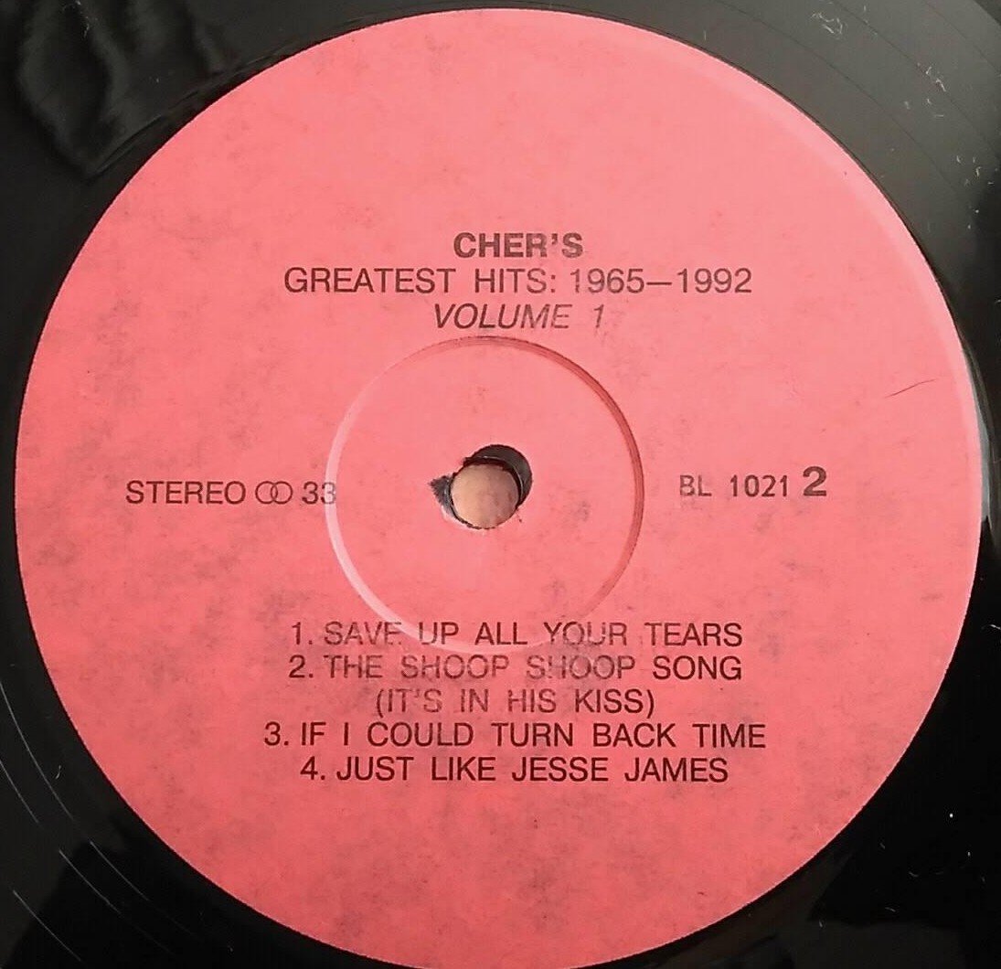 CHER «Greatest Hits. Volume 1»