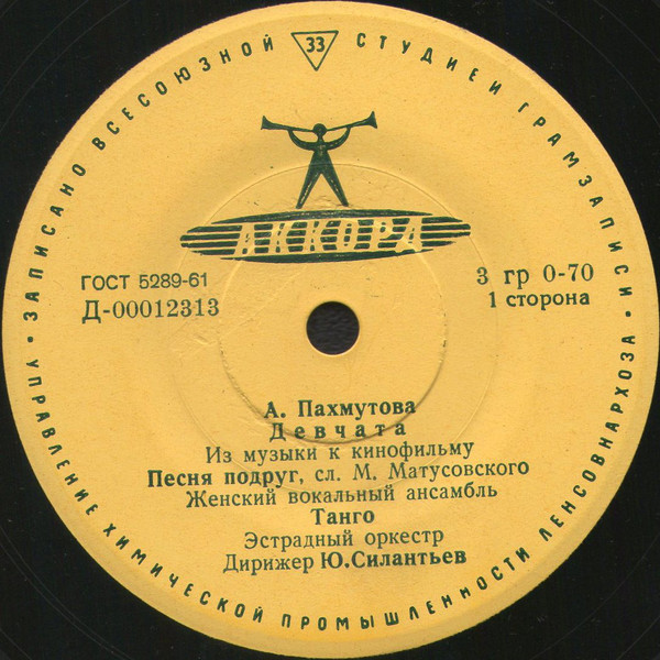 А. ПАХМУТОВА (1929) - Музыка из к/ф «Девчата»