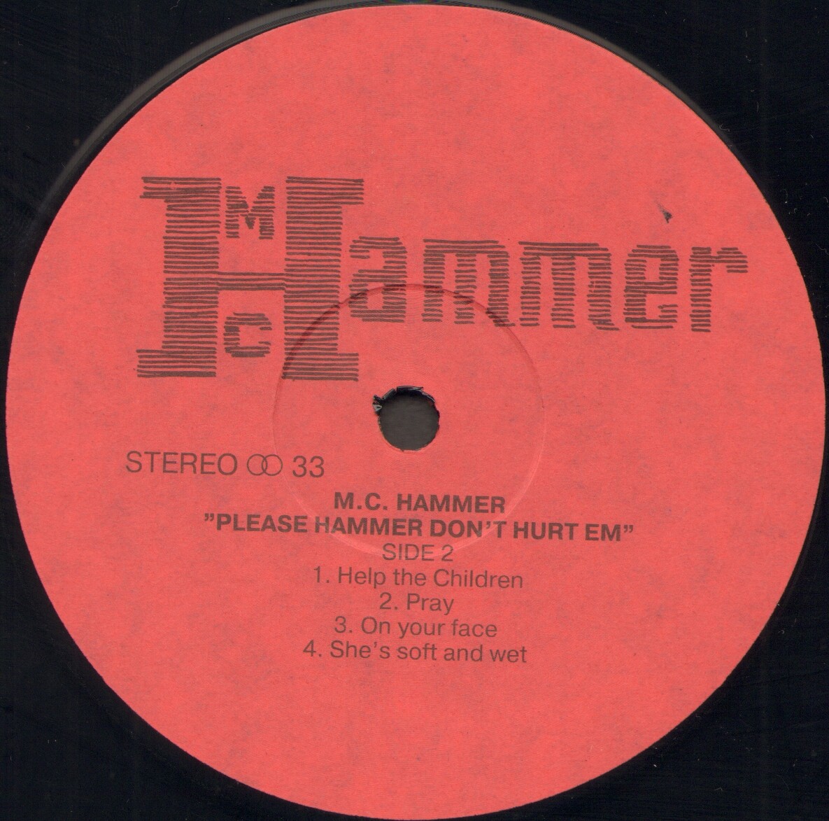 MC HAMMER. Please Hammer Don’t Hurt ‘em