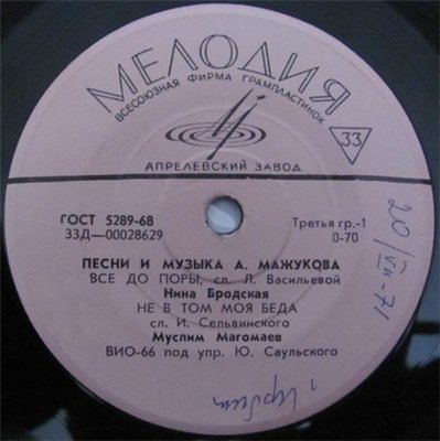 Песни и музыка Алексея Мажукова