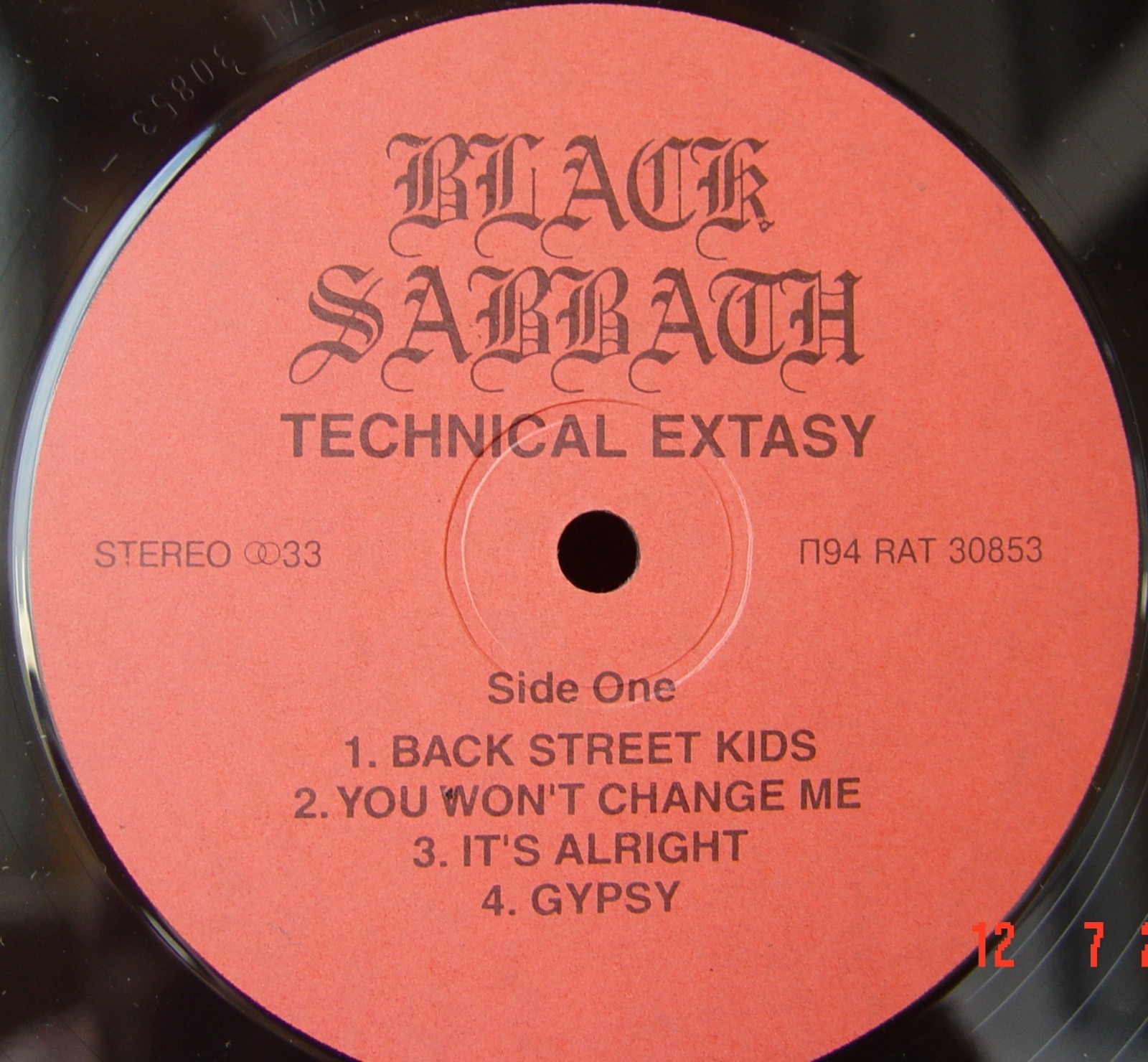 BLACK SABBATH. . Technical Ecstasy