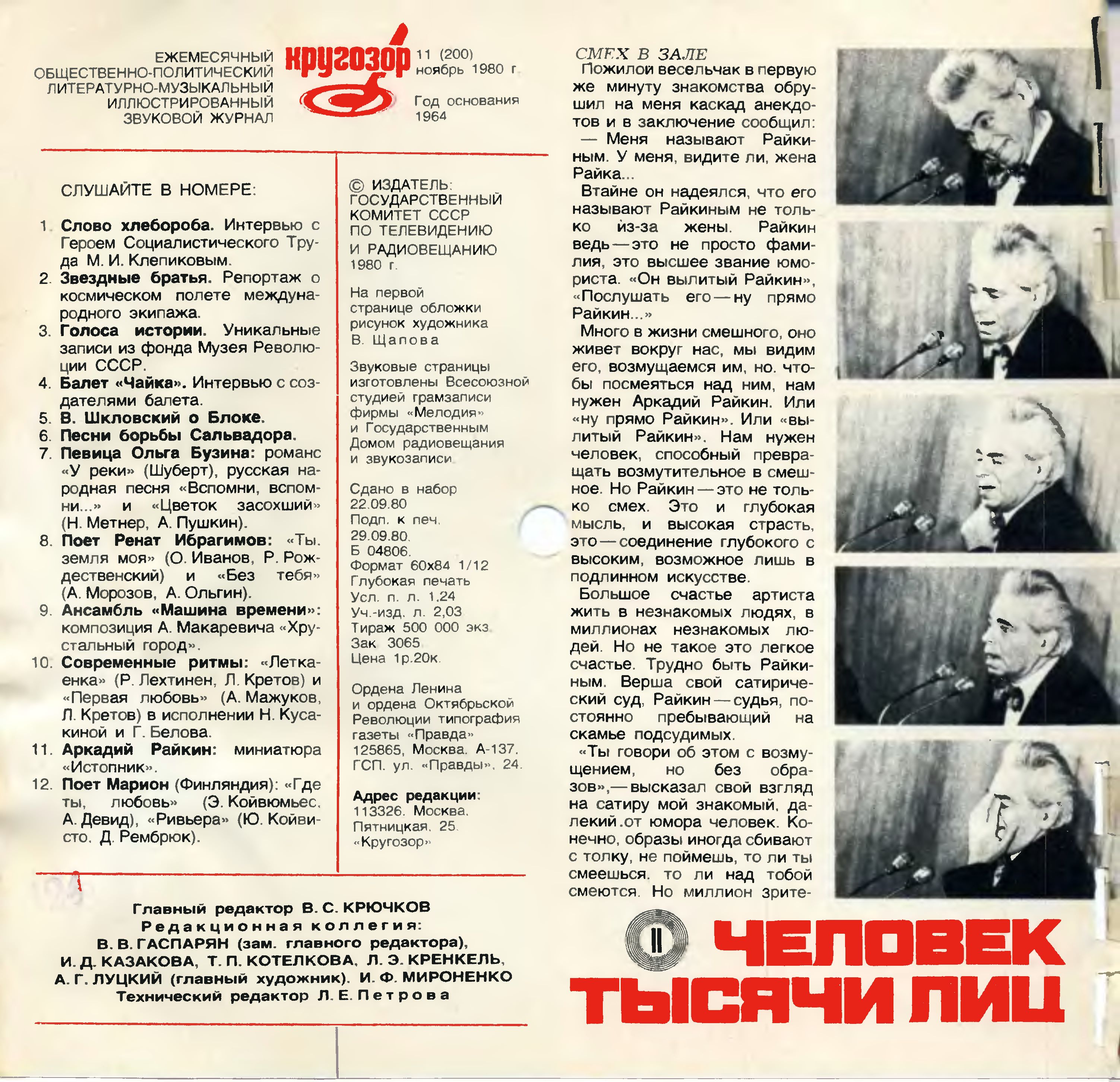 Кругозор 1980 №11