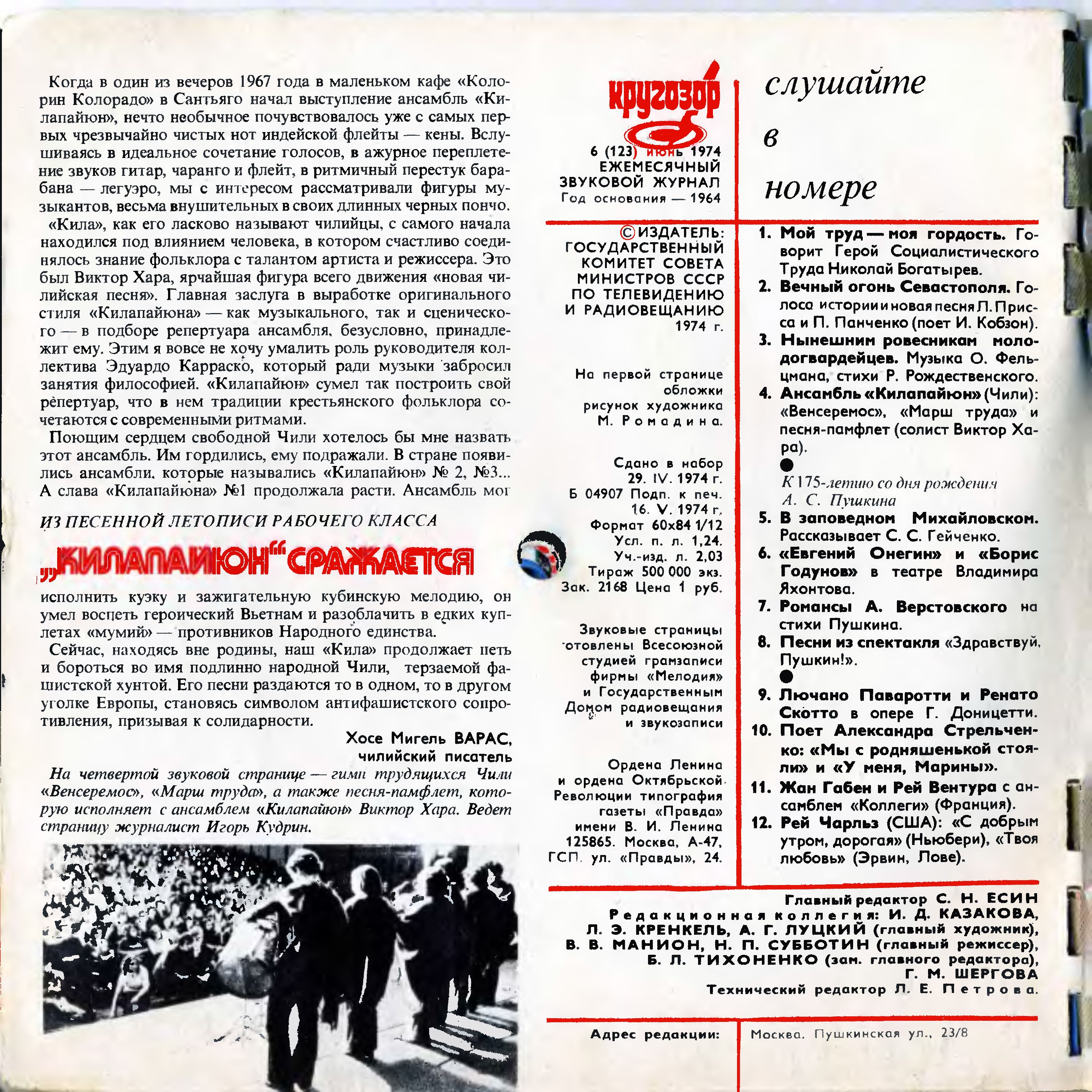 Кругозор 1974 №06
