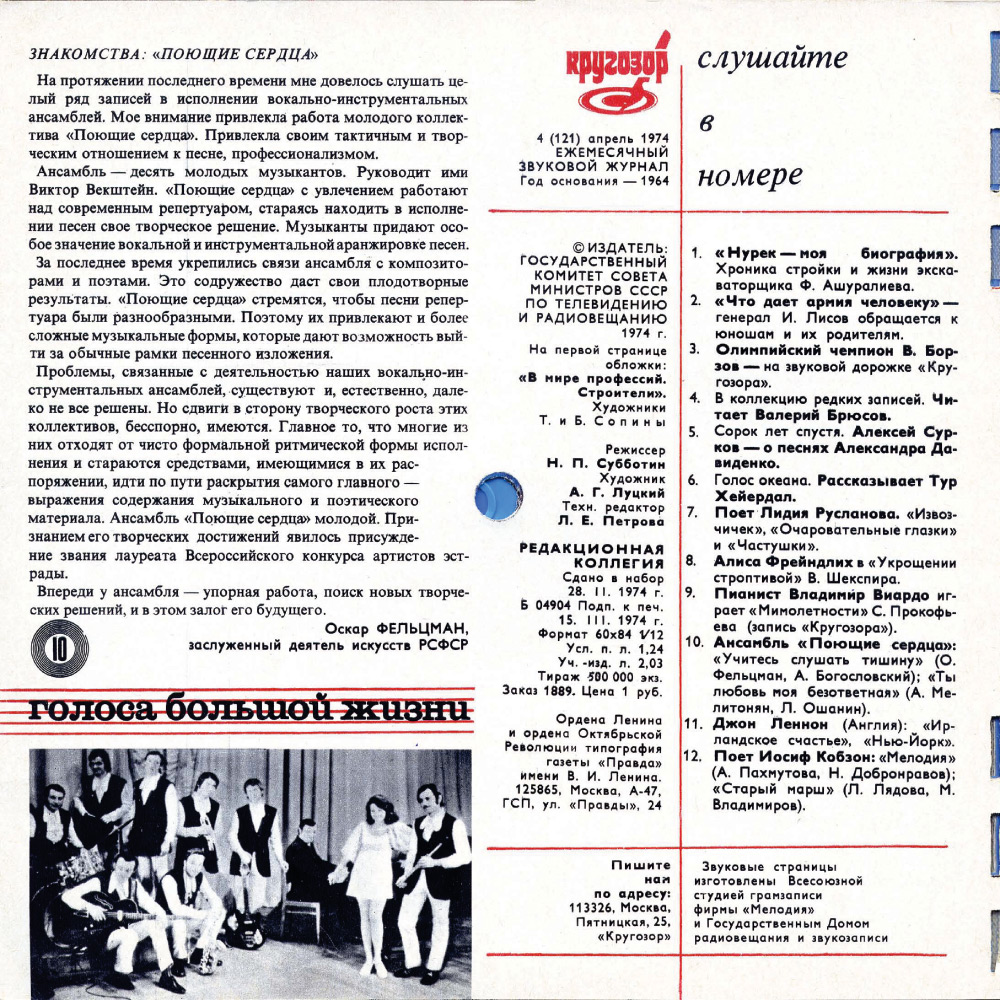 Кругозор 1974 №04