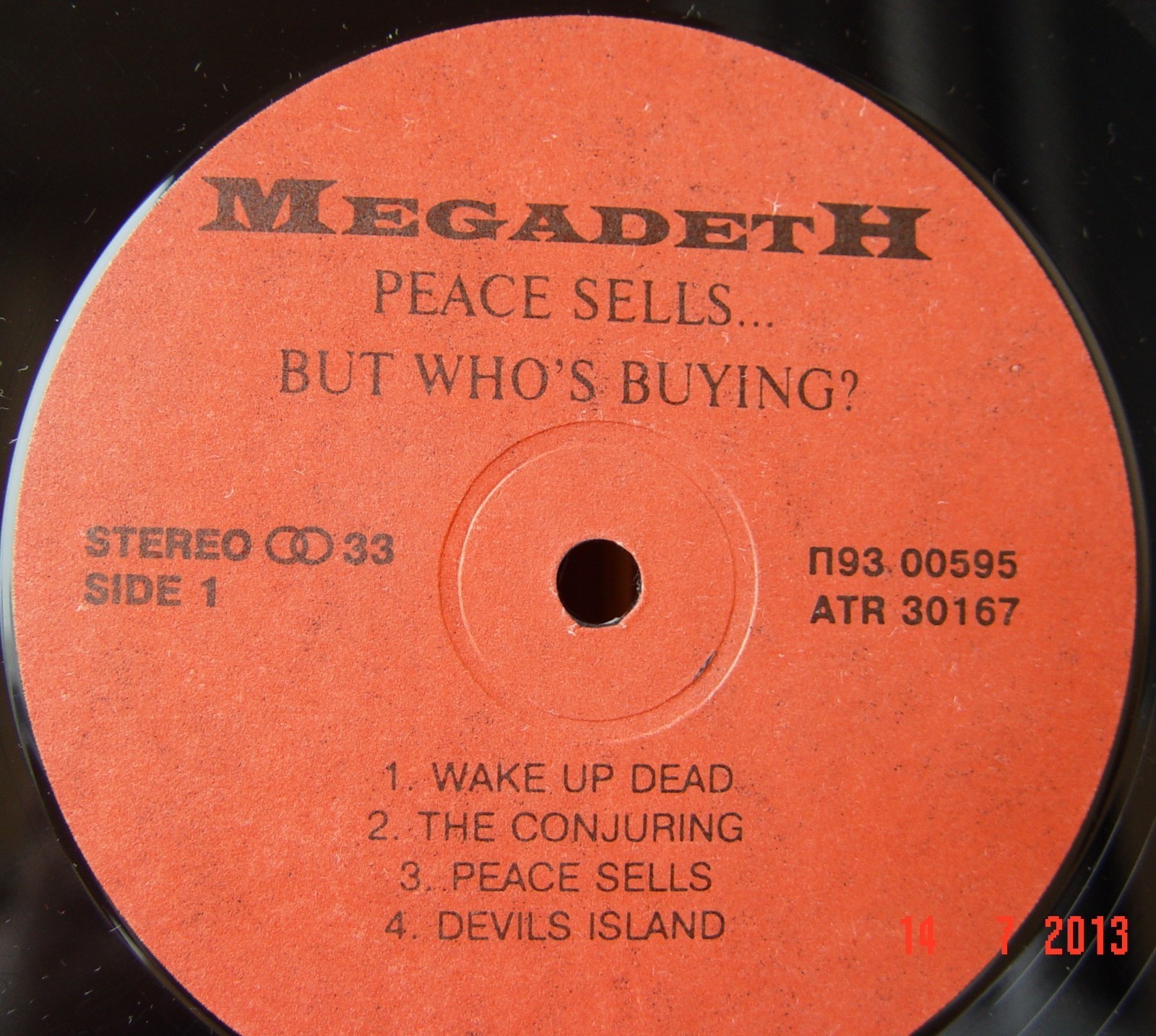 MEGADETH. Peace Sells… But Who's Buying?