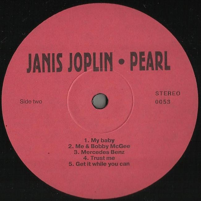 JOPLIN Janis. Pearl