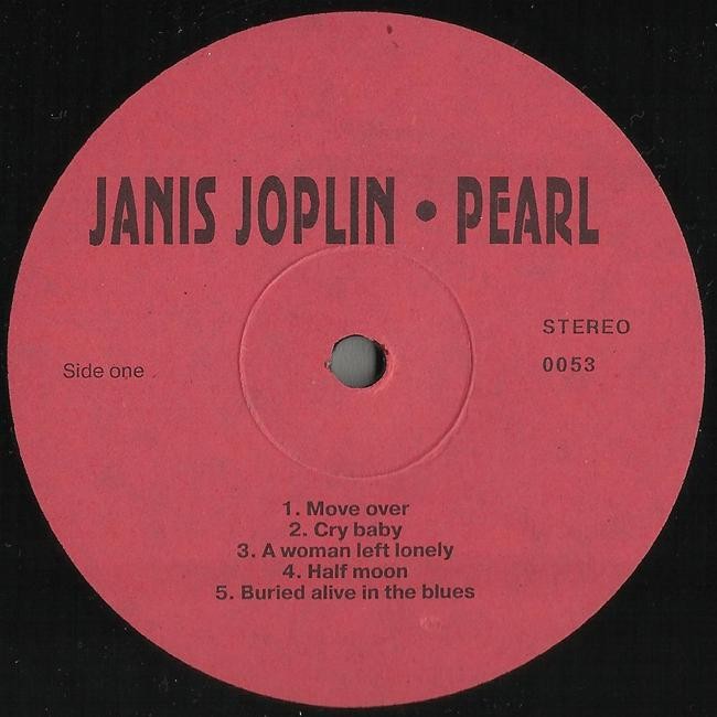 JOPLIN Janis. Pearl