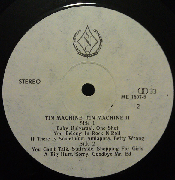 TIN MACHINE «Tin Machine II»