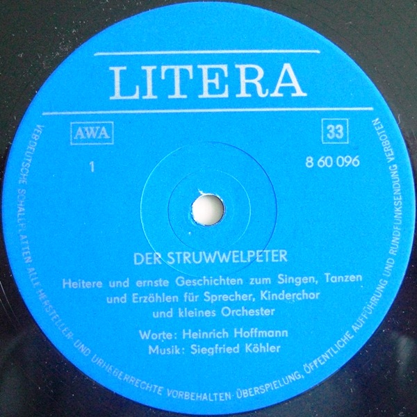 Heinrich Hoffmann - Der Struwwelpeter [по заказу немецкой фирмы LITERA, 8 60 096]