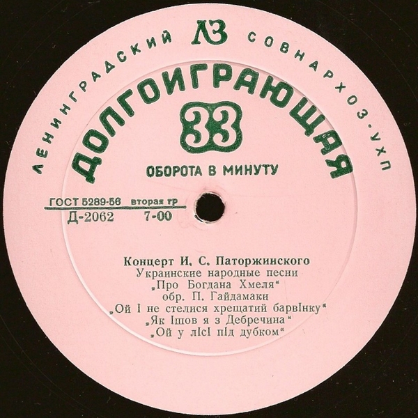 Концерт И. С. Паторжинского