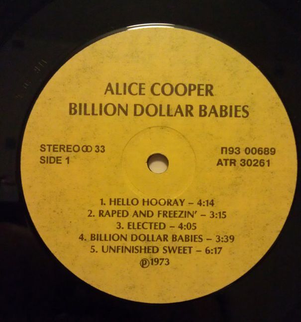 ALICE COOPER «Billion Dollar Babies»