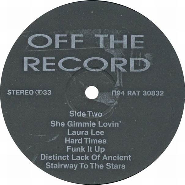 THE SWEET «Off The Record»