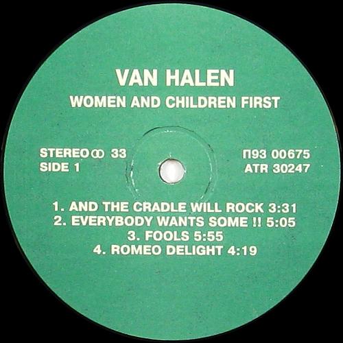 VAN HALEN. Women & Children First