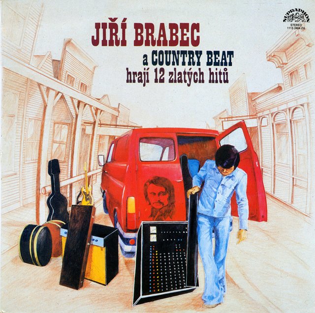Jiří Brabec - A The Country Beat ‎(Hrají 12 Zlatých Hitů)  [по заказу чешской фирмы SUPRAPHON, 1113 2404]
