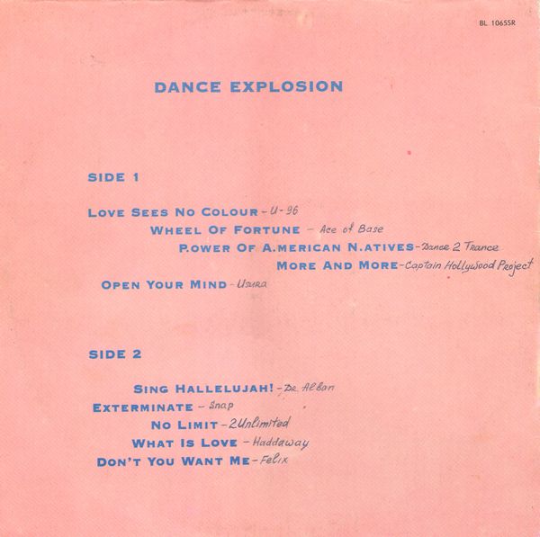 Dance Explosion - A Choice Of The Best