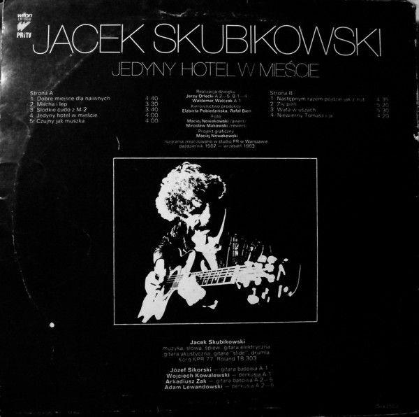 Jacek Skubikowski ‎– Jedyny Hotel W Mieście  [по заказу польской фирмы WIFON, LP 068]