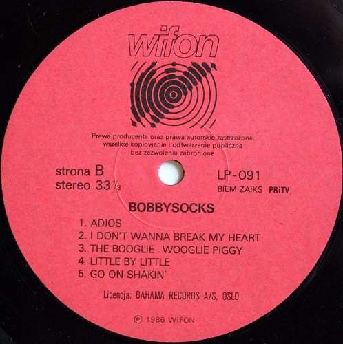 Bobbysocks [по заказу польской фирмы WIFON, LP 091]