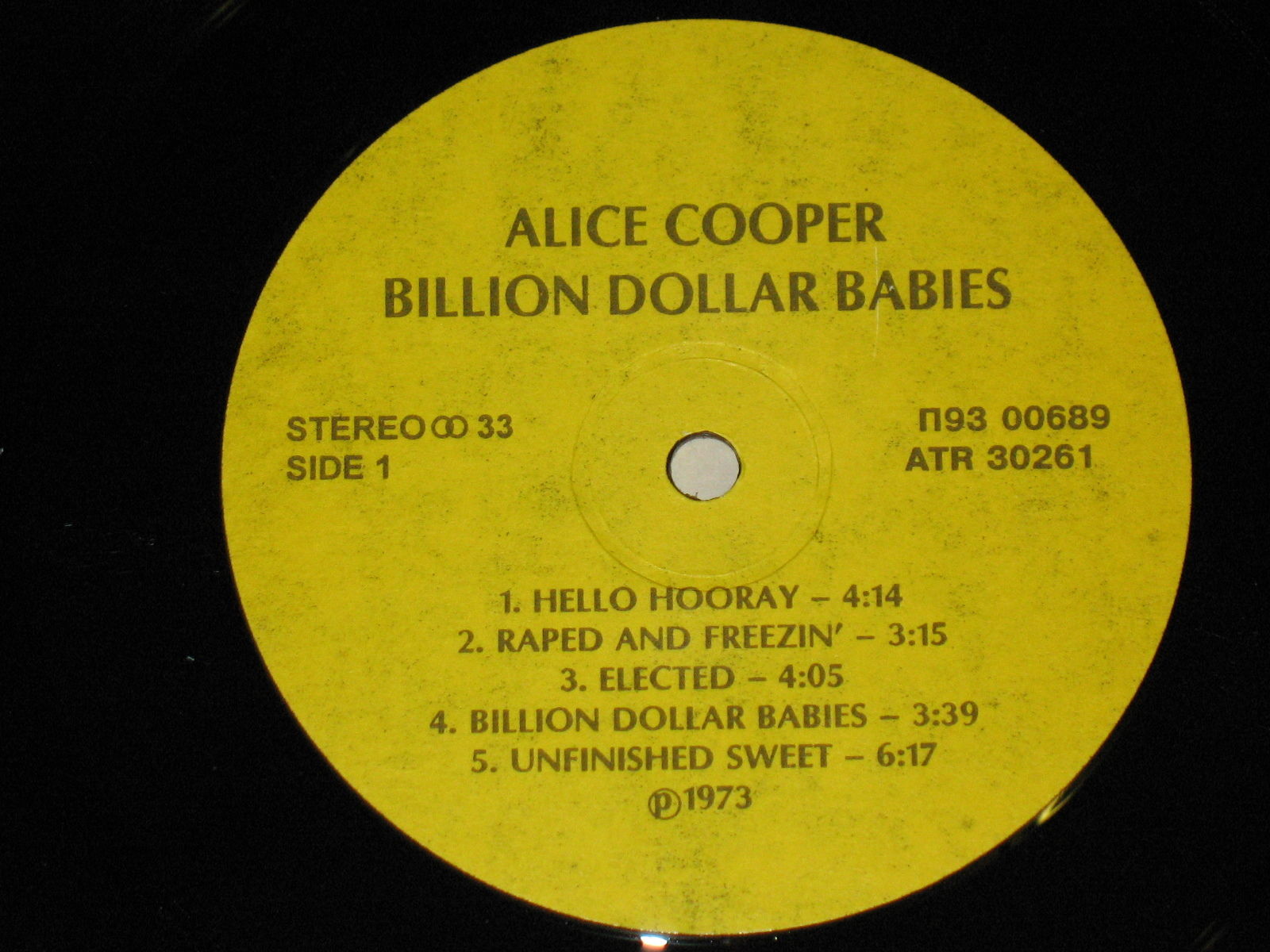ALICE COOPER «Billion Dollar Babies»