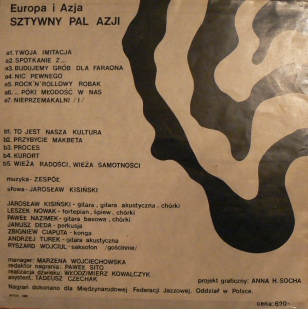 Sztywny Pal Azji - Europa i Azja [по заказу польской фирмы WIFON, LP 131]