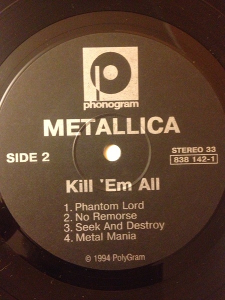 Metallica ‎ - Kill 'Em All