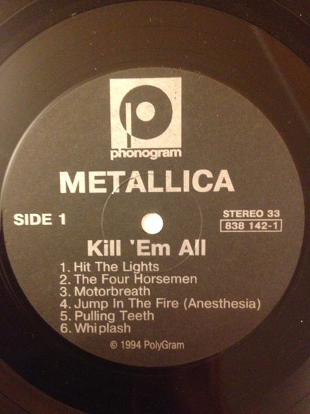 Metallica ‎ - Kill 'Em All