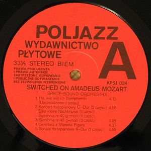 Space-Sound-Orchestra ‎– Switched-On Amadeus Mozart   [по заказу польской фирмы POLJAZZ, KPSJ 024]