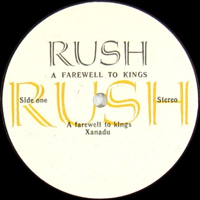 RUSH. A Farewell To Kings