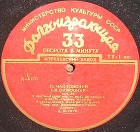 П. Чайковский: Симфония № 4 (А. Гаук)