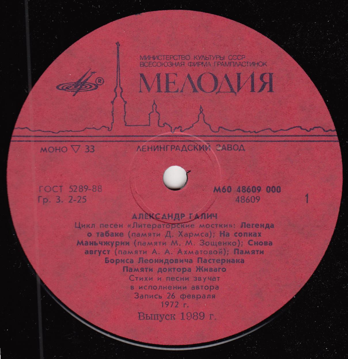 Александр Галич. (2LP)