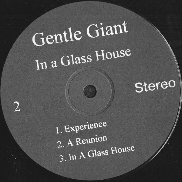 Gentle Giant ‎— In A Glass House