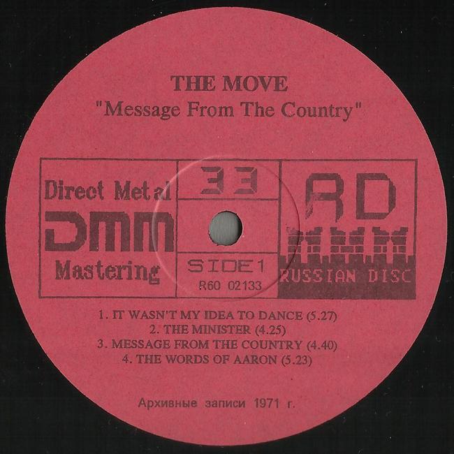 The Move - Message From The Country (1971)