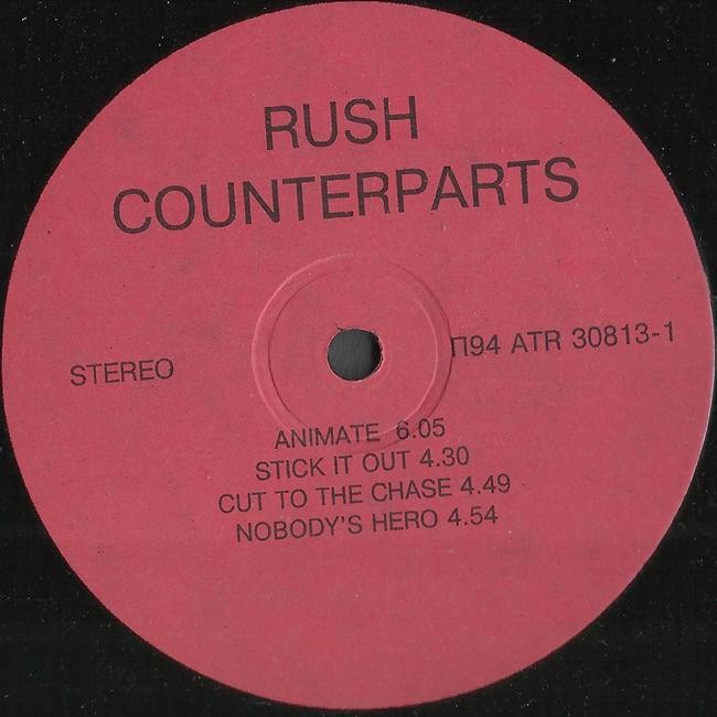 RUSH. Counterparts