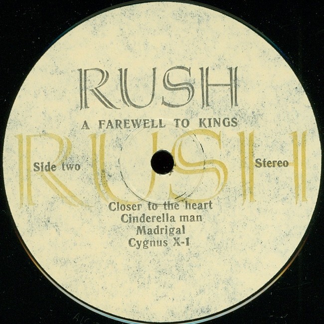 RUSH. A Farewell To Kings