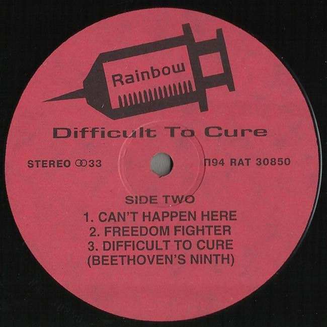 RAINBOW «Difficult To Cure»