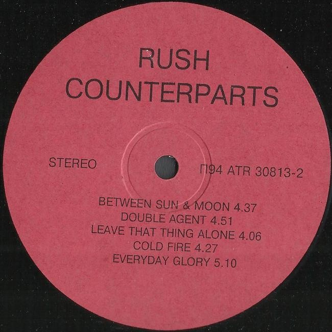 RUSH. Counterparts