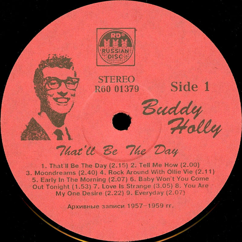 BUDDY HOLLY – “That’ll Be The Day”