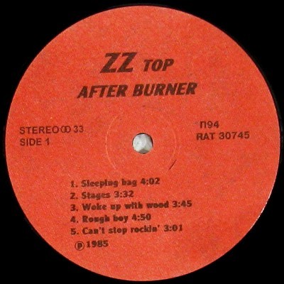 ZZ TOP «Afterburner»/ «После пожара»