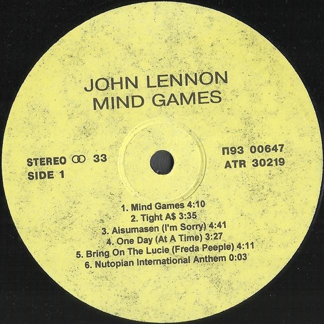 LENNON John «Mind Games»