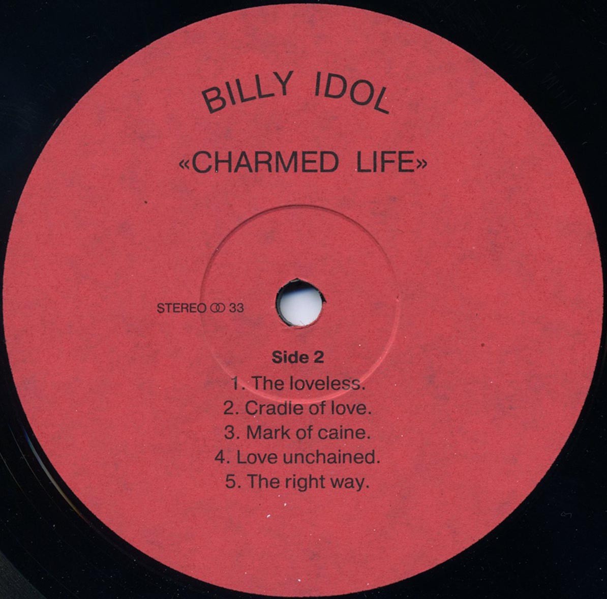 Billy IDOL. Charmed Life
