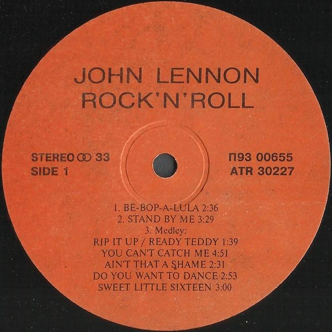 LENNON John "Rock'n'Roll"