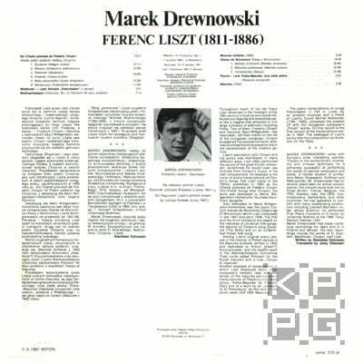 Ferenc Liszt - Polonica: Marek Drewnowski [по заказу польской фирмы WIFON, LP 067]